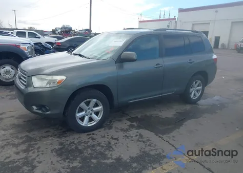 2010 Toyota Highlander Base V6 from USA, damaged, VIN 5TDBK3EHXAS006972